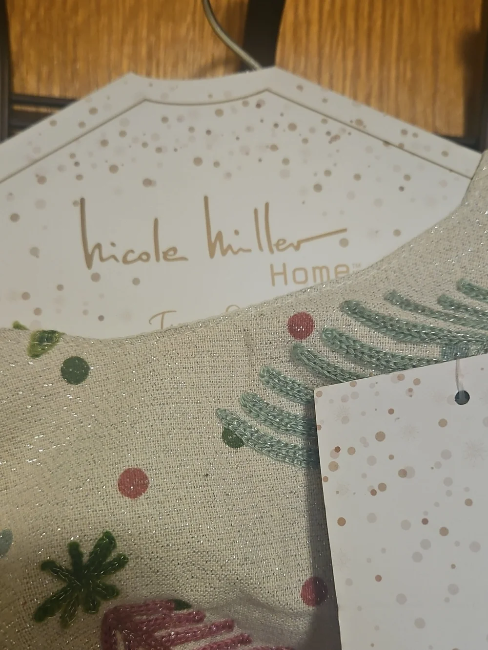 New Nicole Miller Tree Skirt